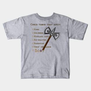 Checklist Kids T-Shirt